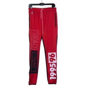 Post Game red Chicago 1995/96 sweat pants size M